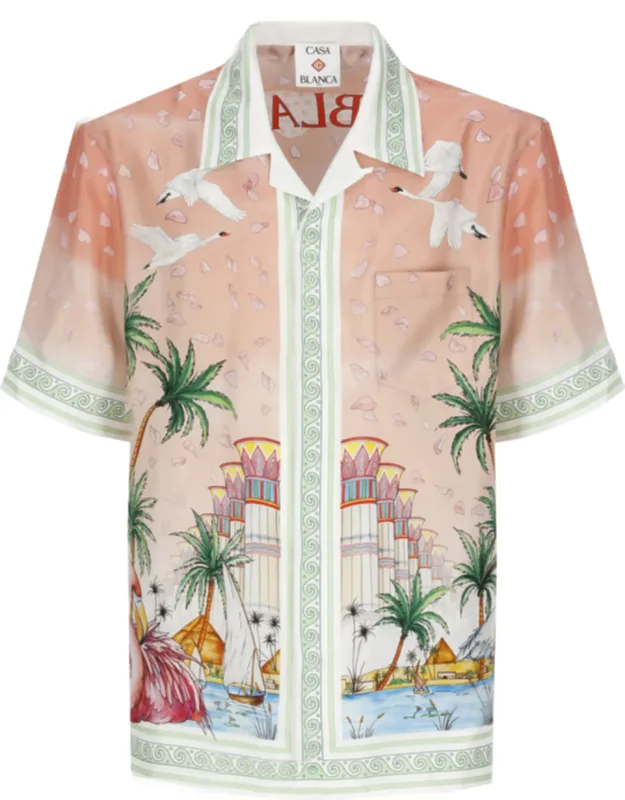 Ethereal Silk Casual Shirt