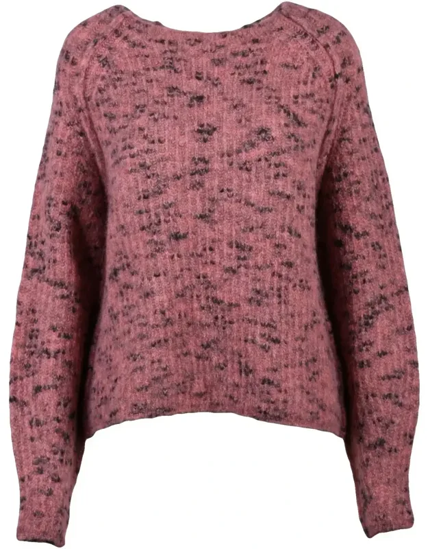 Textured Knit Mohair-wool Blend Sweater