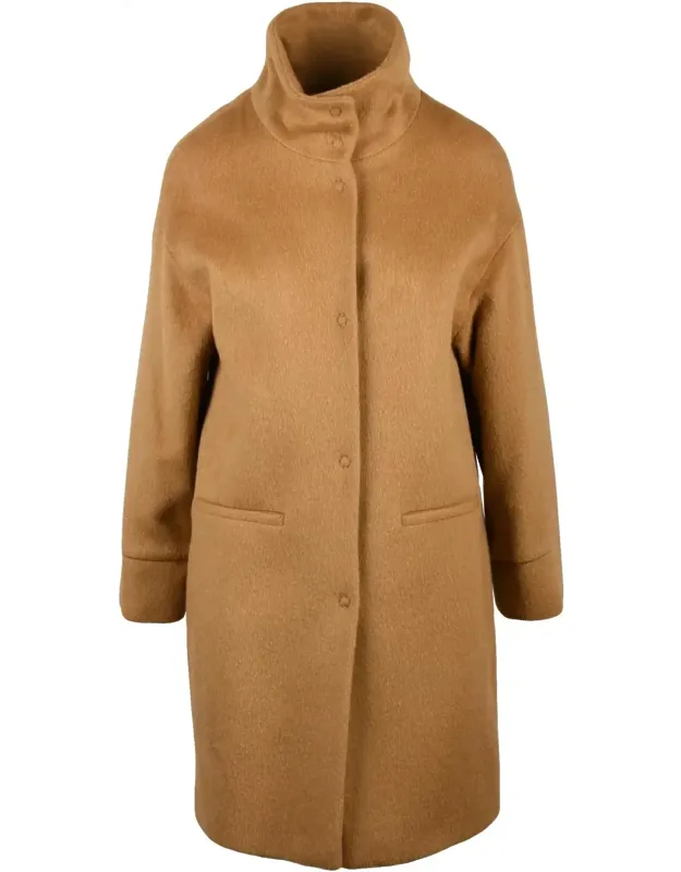 Virgin Wool-blend Coat