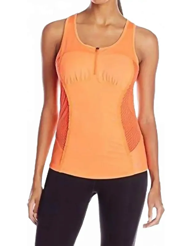 Zip Front Tank Top