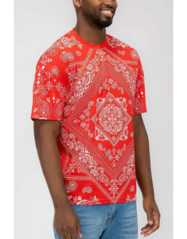 Bandana Print All Over T-shirt