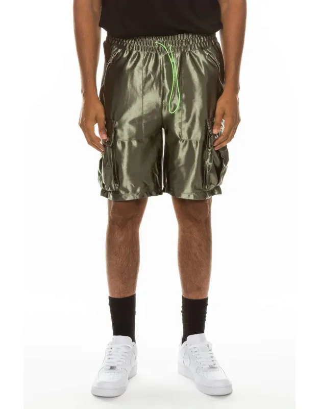Satin Street Cargo Shorts