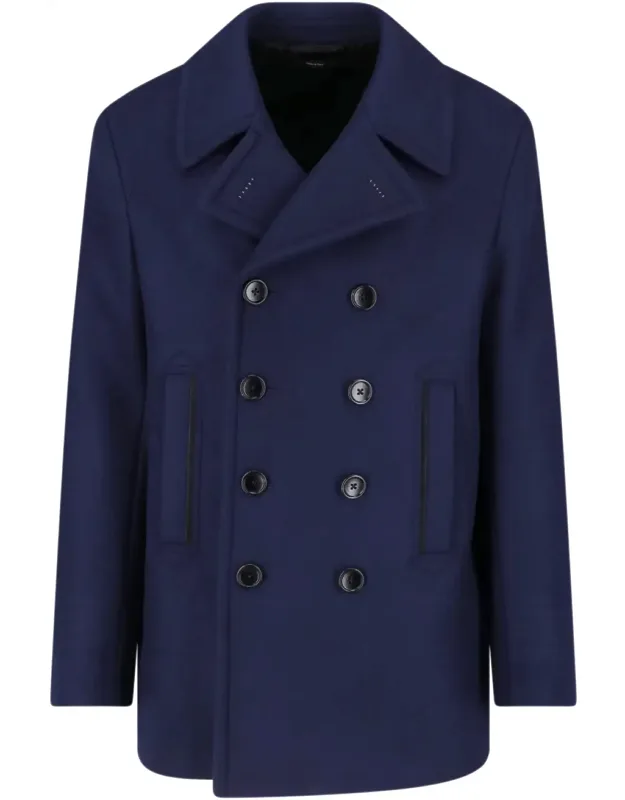 Double-breasted Wool Coat