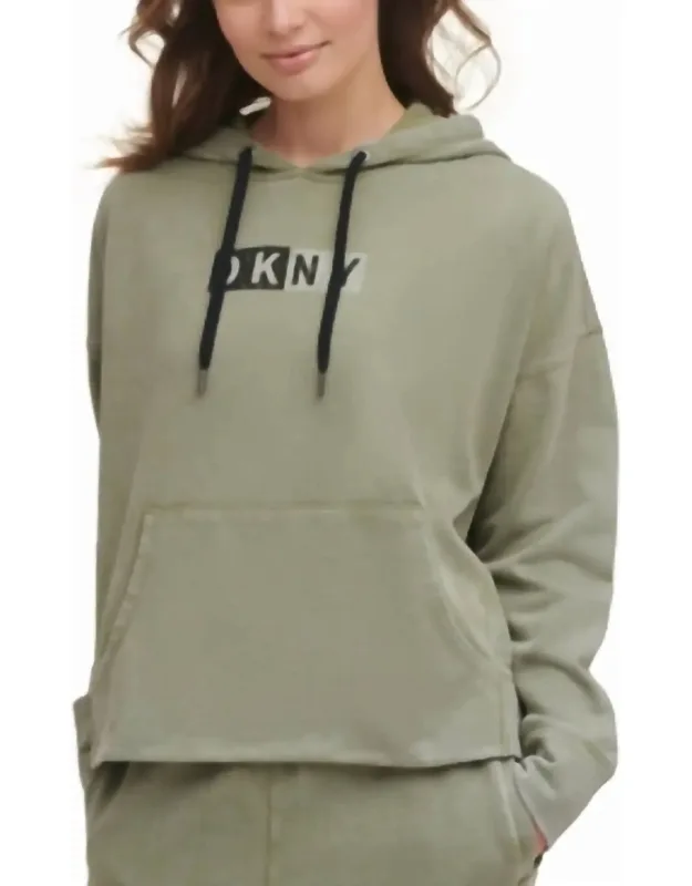 Sport Cotton Logo Graphic Hoodie