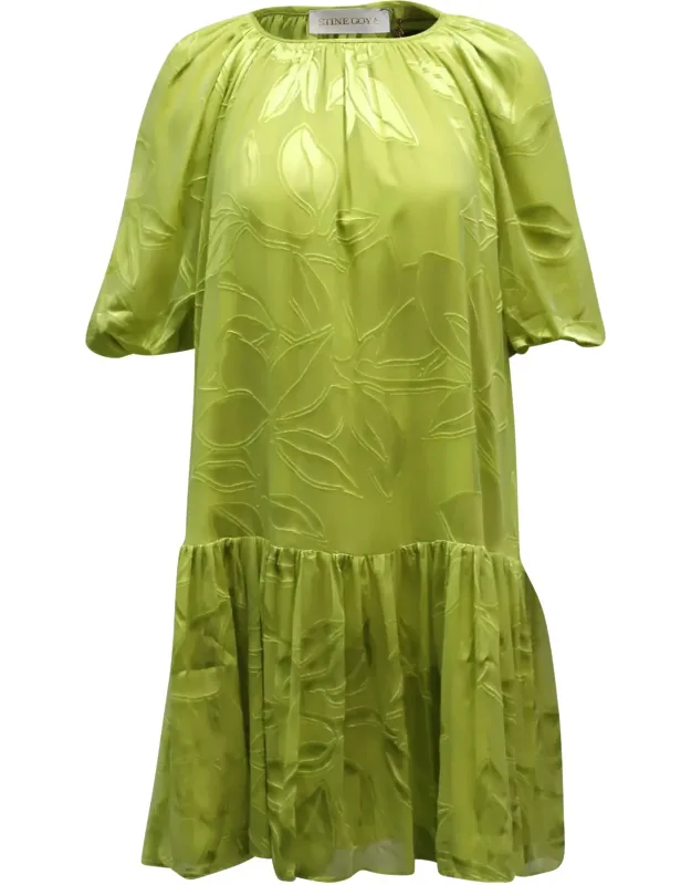 Pleated Mini Dress