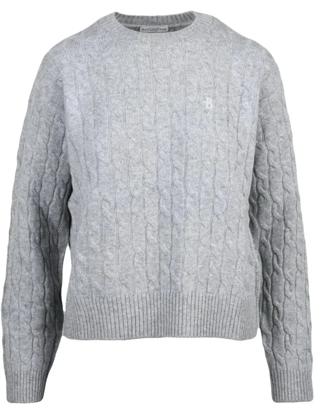 Cable Knit Pullover Sweater