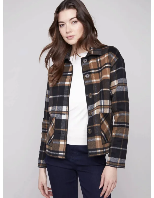 Reversible Plaid Jacket