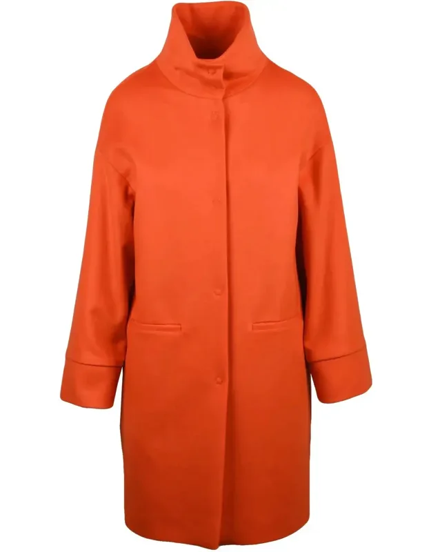 Virgin Wool-blend Coat