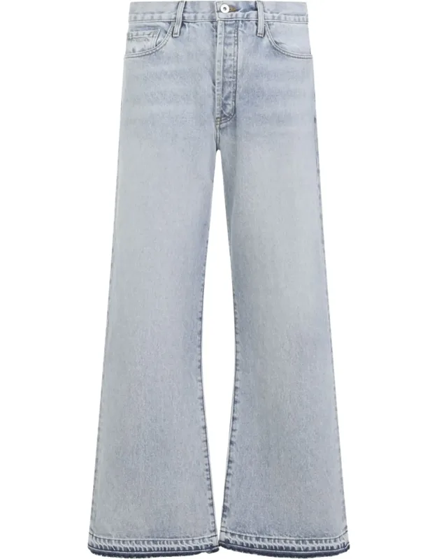 Wide-leg Jeans With Classic Five-pocket Design