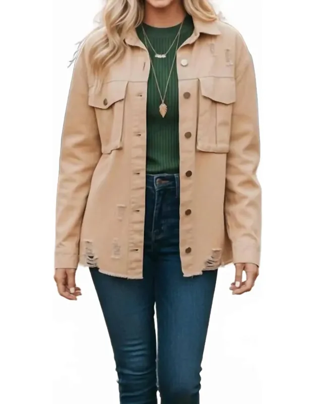 Hanging In There Denim Jacket