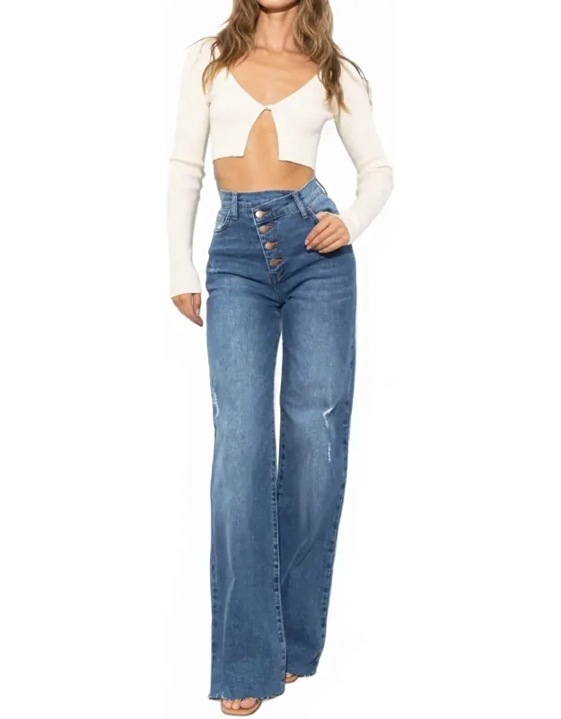 Coco High-rise Wide Jeans