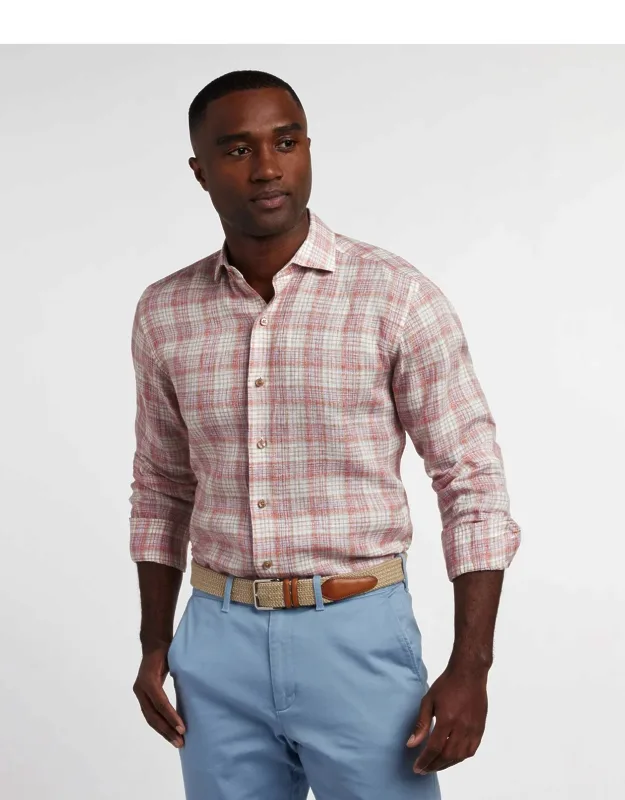 Linen Check Sport Shirt