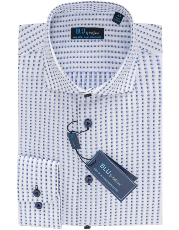 Slim Fit Long Sleeve Dress Shirt