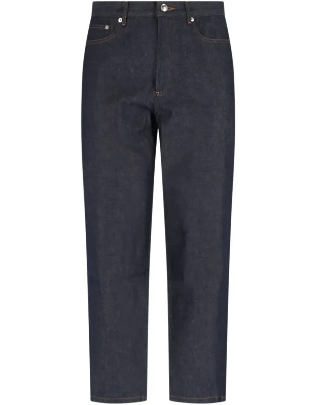 Mid-rise Straight-leg Jeans