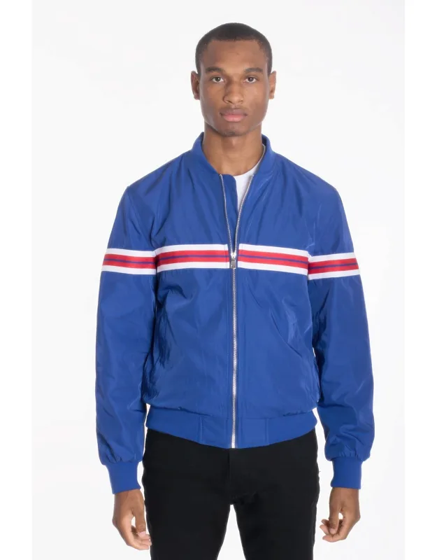 Woven Taped Bomber Jacket