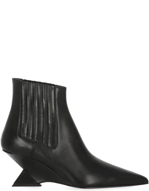 Cheope Wedge Leather Boots