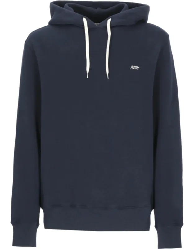 Embroidered Logo Cotton Hoodie