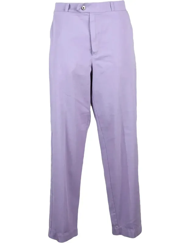 Relaxed Fit Straight Leg Trousers