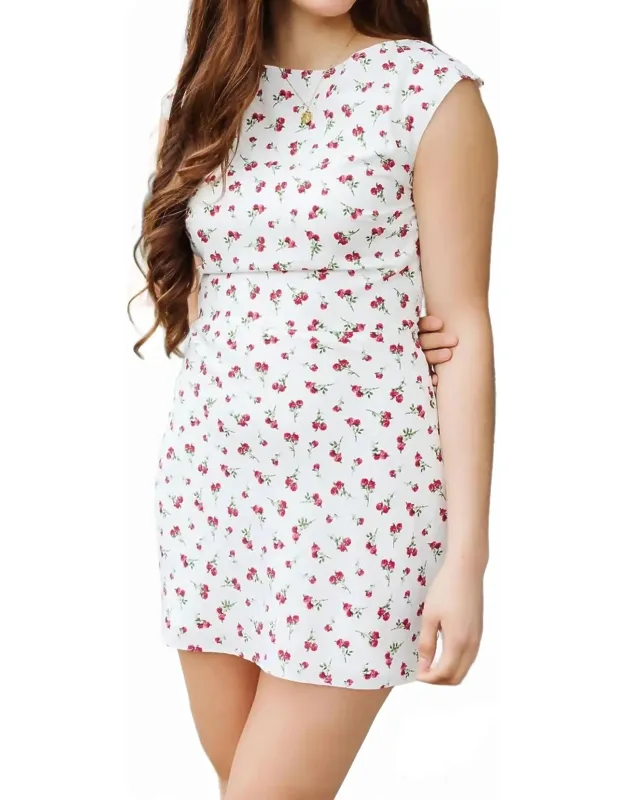 Sweetest Thing Print Mini Dress