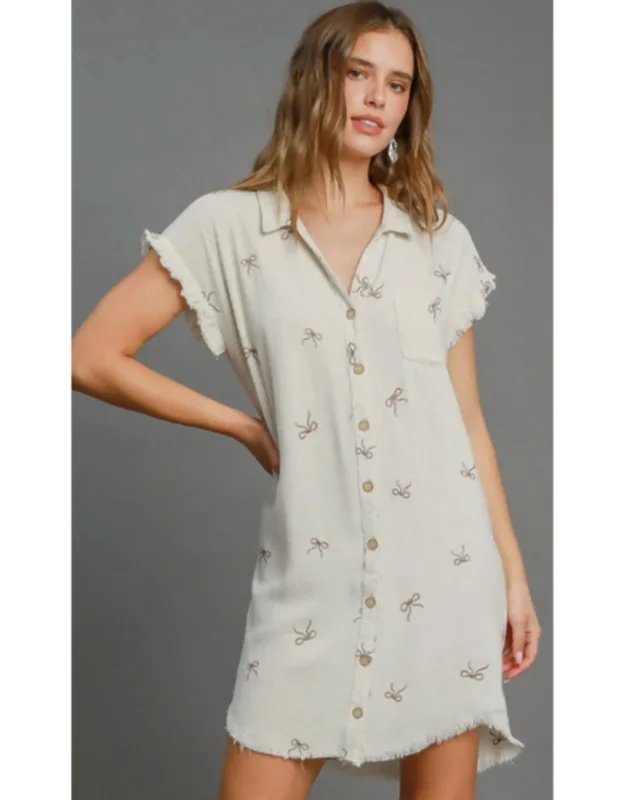 Short Sleeve Shirt Dress
