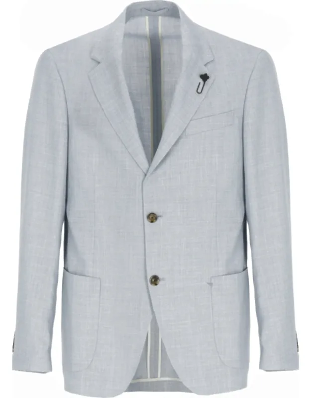 Wool Single Breasted Blazer
