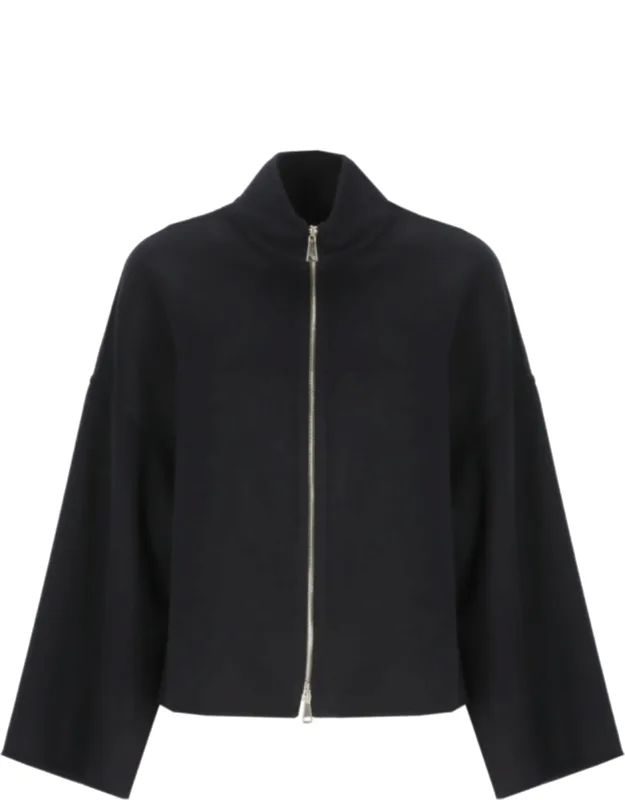 Virgin Wool Zip Jacket
