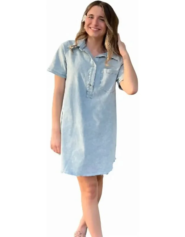 Chambray Charm Dress