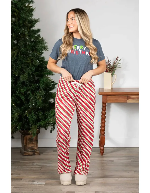 Christmas Stripe Lounge Pants