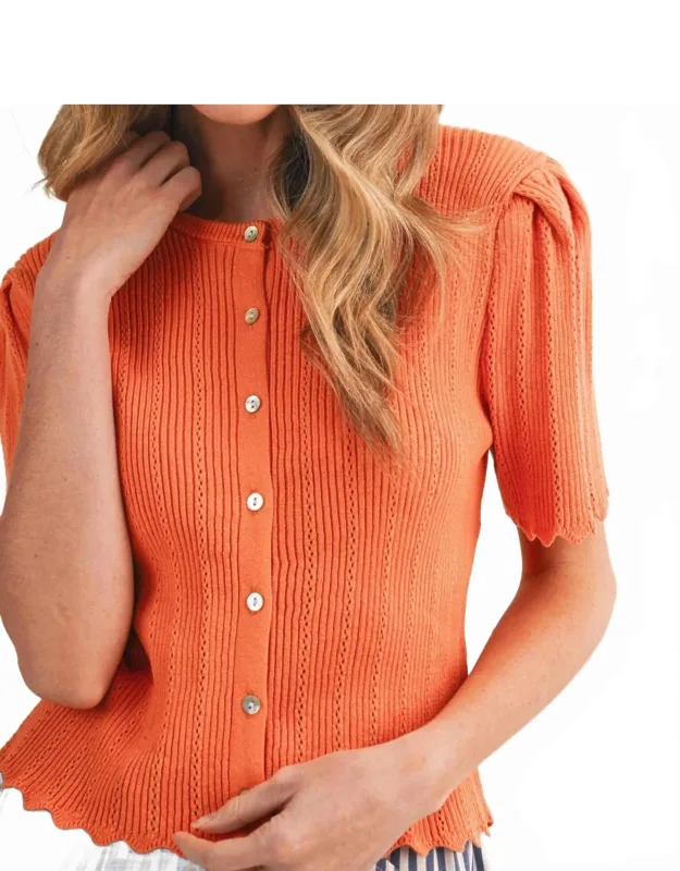 The Ivy Pointelle Knit Cardigan
