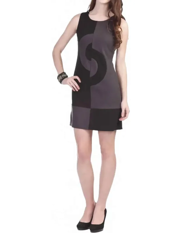 Colorblock Shift Tank Dress