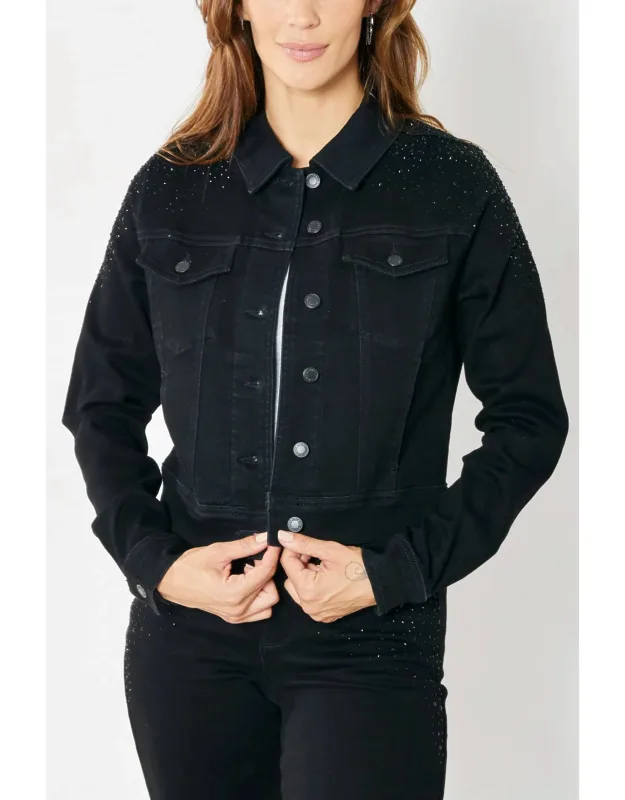 Rhinestone Embellished Jacket