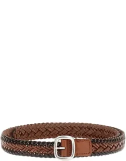Braided Leather Belt