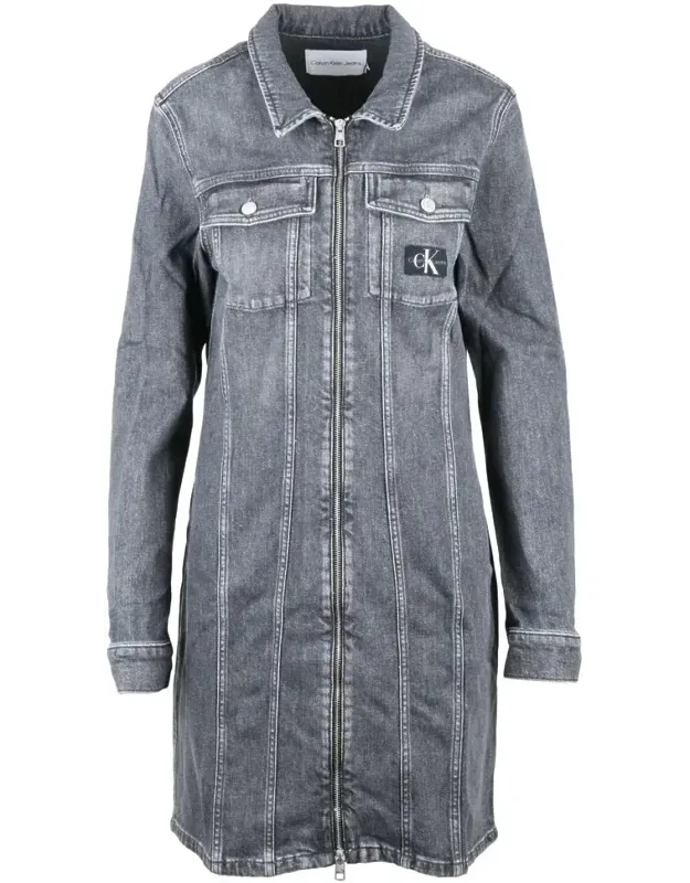 Zip Mini Dress