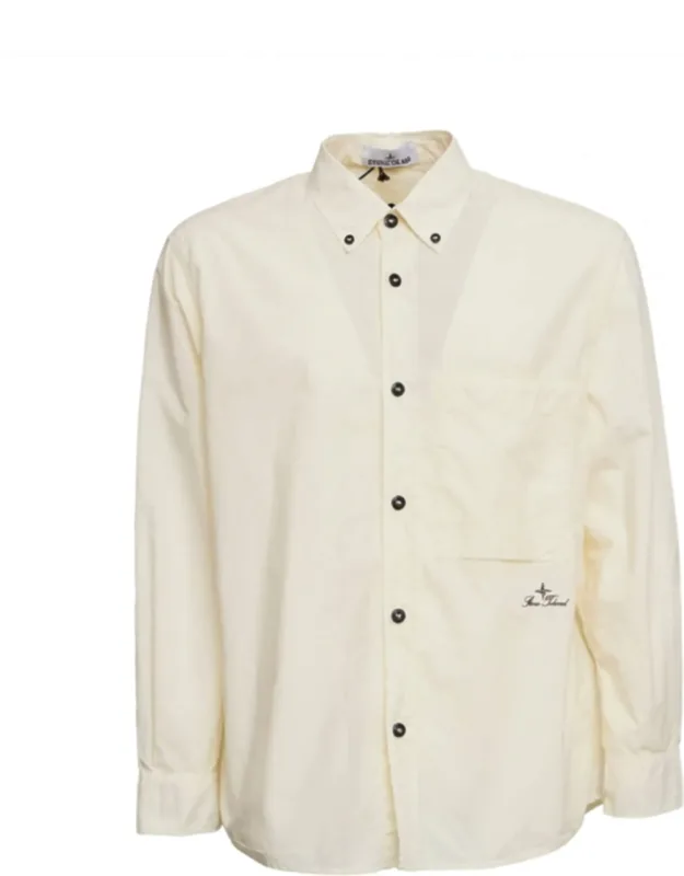 Organic Cotton Lettering Oxford Shirt