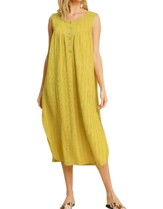 Textured Midi Dress