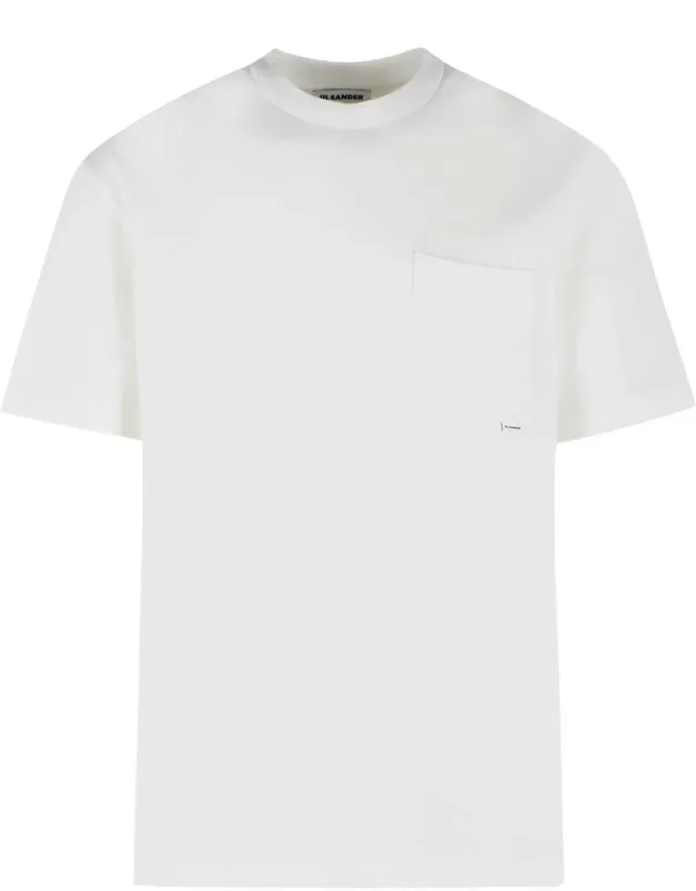 T-shirt With 100% Cotton Material And Ribbed Crew Neck