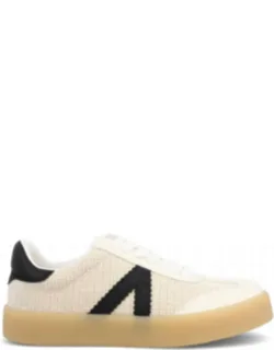 _axel Sneaker With Woven Detailing And Gum Sole_