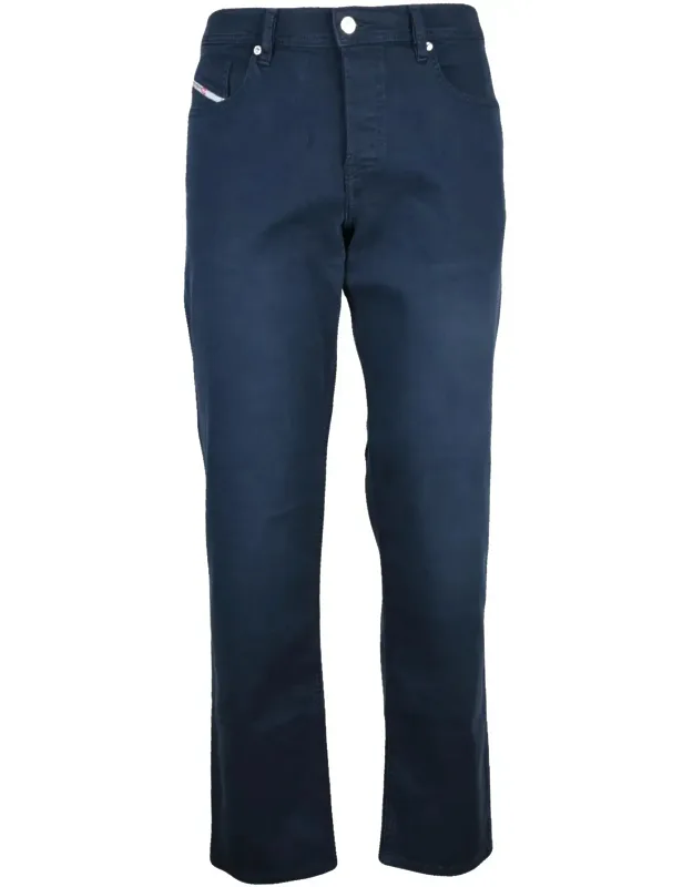 Stretch Cotton Tapered Jeans