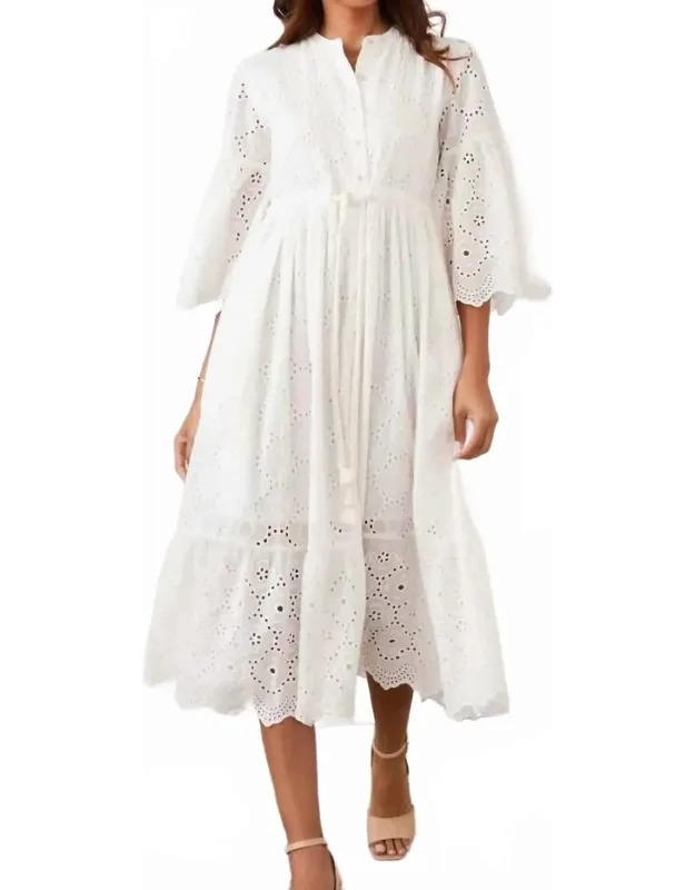 Tiered Midi Dress