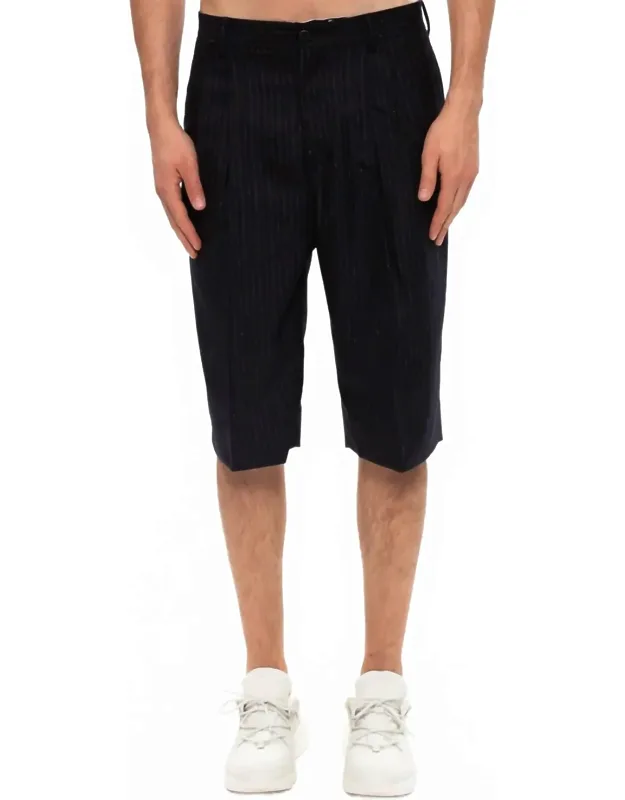 Pinstriped Shorts