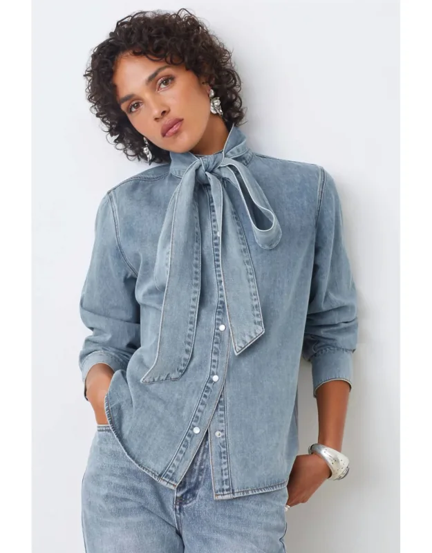 Light Denim Blouse