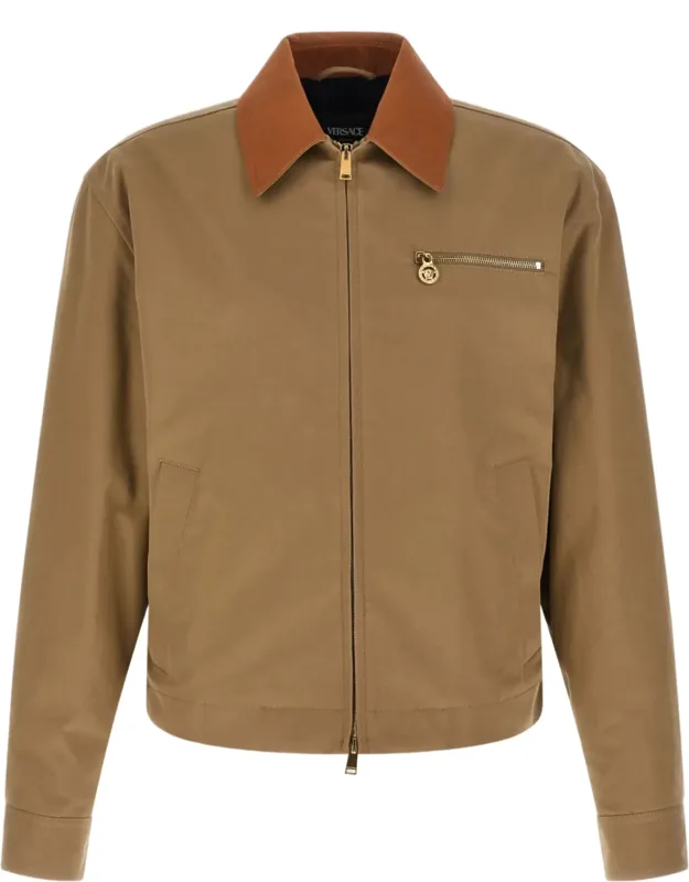 Leather-lined Cotton Canvas Jacket