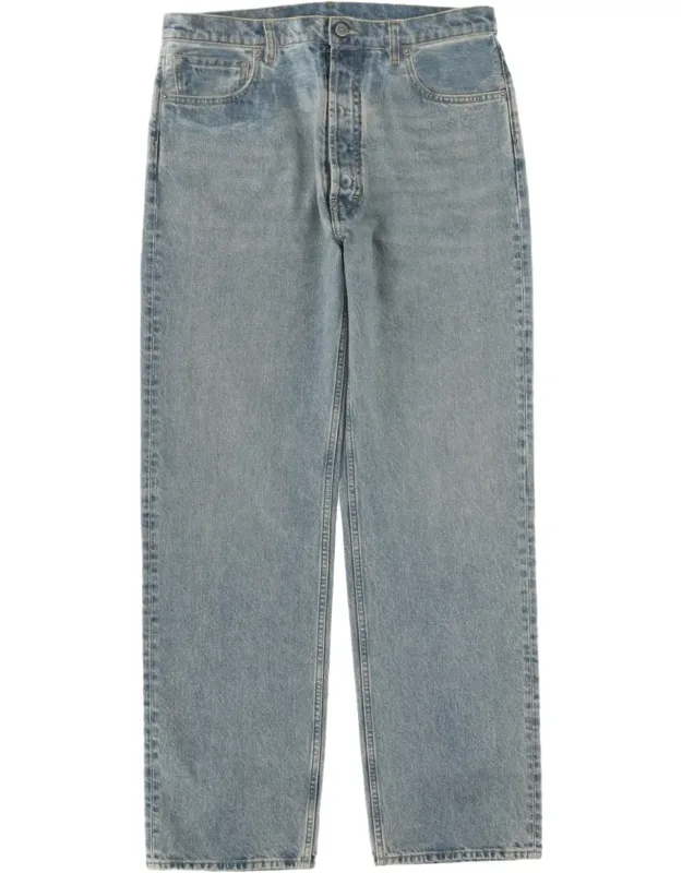 Straight-leg Denim Jeans