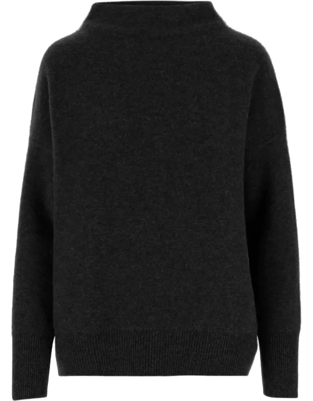 Ribbed Cuff Turtleneck Sweater