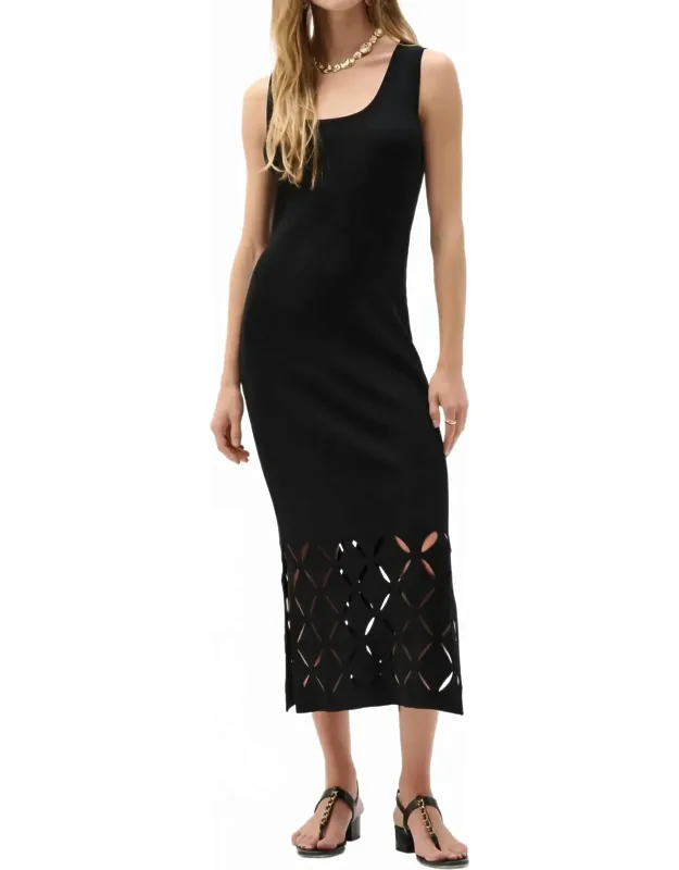 Viscose Sweater Knit Sleeveless Dress