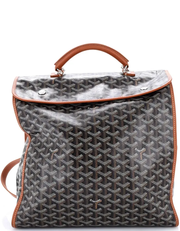 Briefcase Backpack Coated Canvas