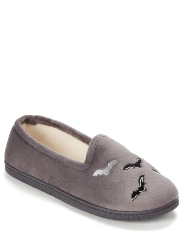 Halloween Velour Closed Back Slippers