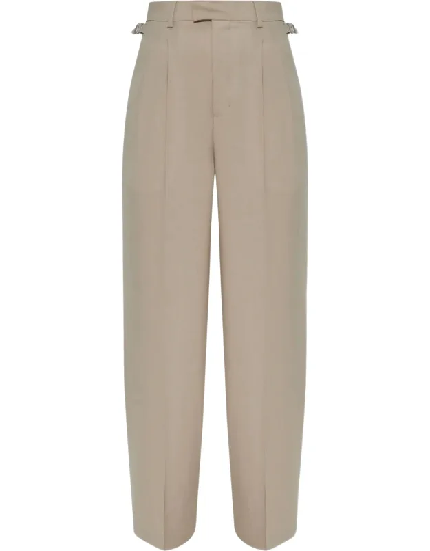 Wool Trousers With High Waist