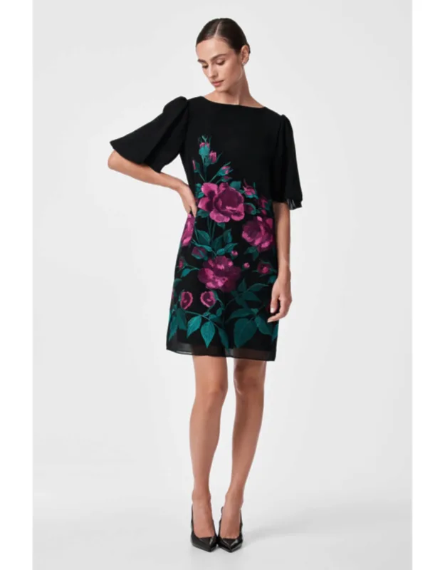 Embroidered Mini Dress
