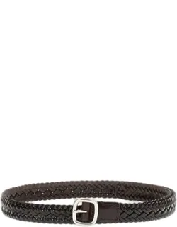 Braided Leather Belt